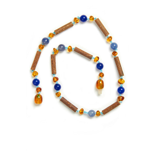 Woodland hazelwood amber Blue Lapis