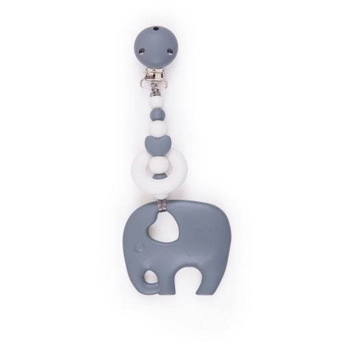 Clippable Elephant Teething Toy - Lilith Loves Henry