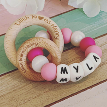 Personalised fully customisable Teething Ring - Lilith Loves Henry