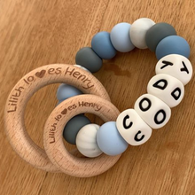 Personalised fully customisable Teething Ring - Lilith Loves Henry