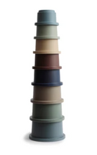 Mushie: Stacking cups toy - Lilith Loves Henry