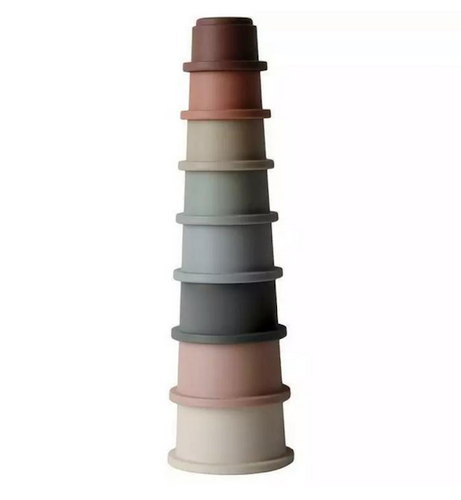 Mushie: Stacking cups toy - Lilith Loves Henry